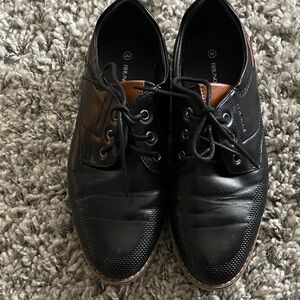 Bruno Marc Kids' Black and Brown Oxfords size 4